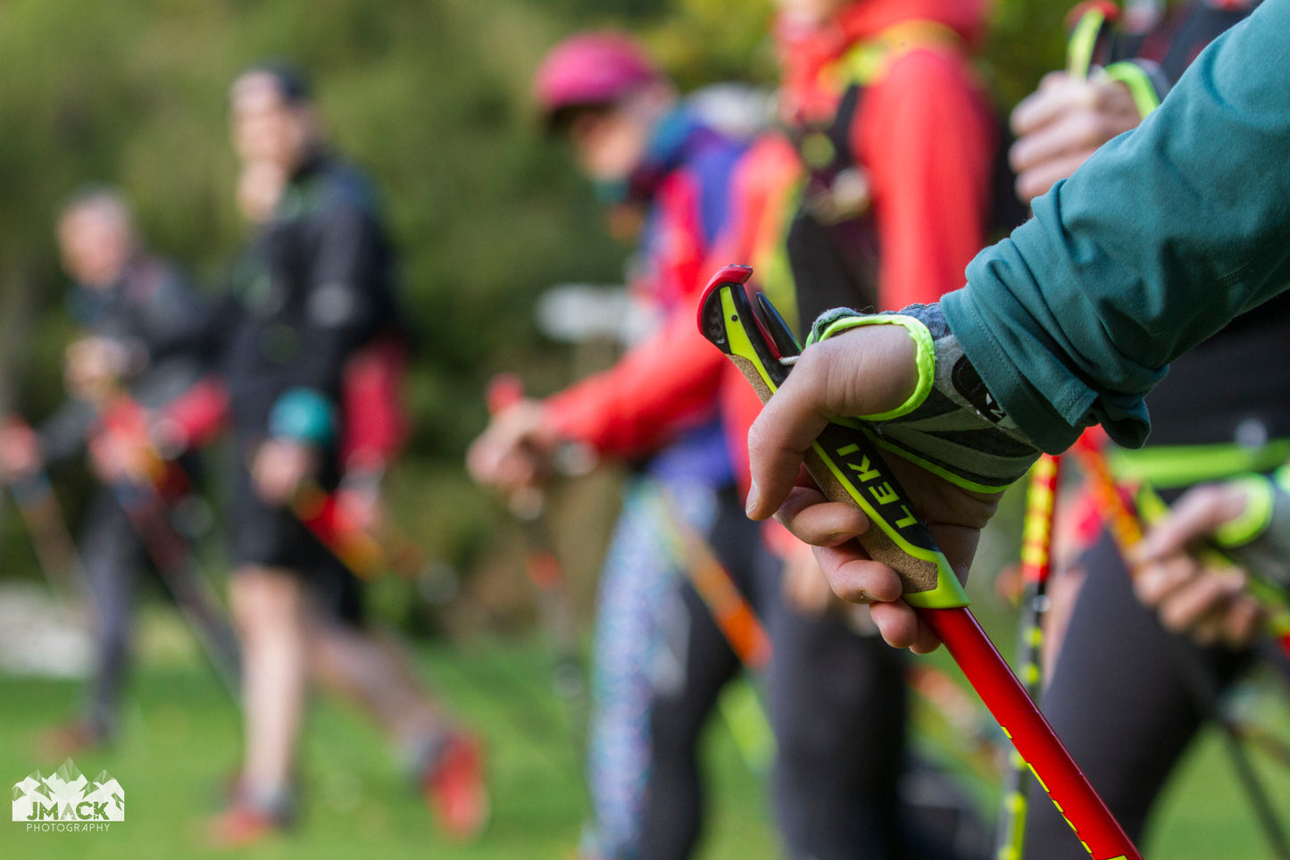 Running With Poles course with Mountain Run