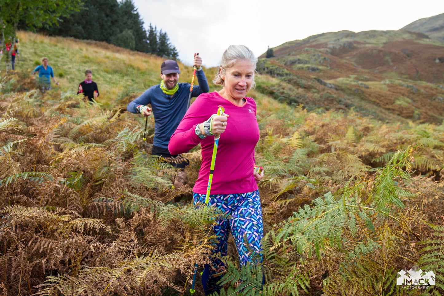 Running With Poles course with Mountain Run