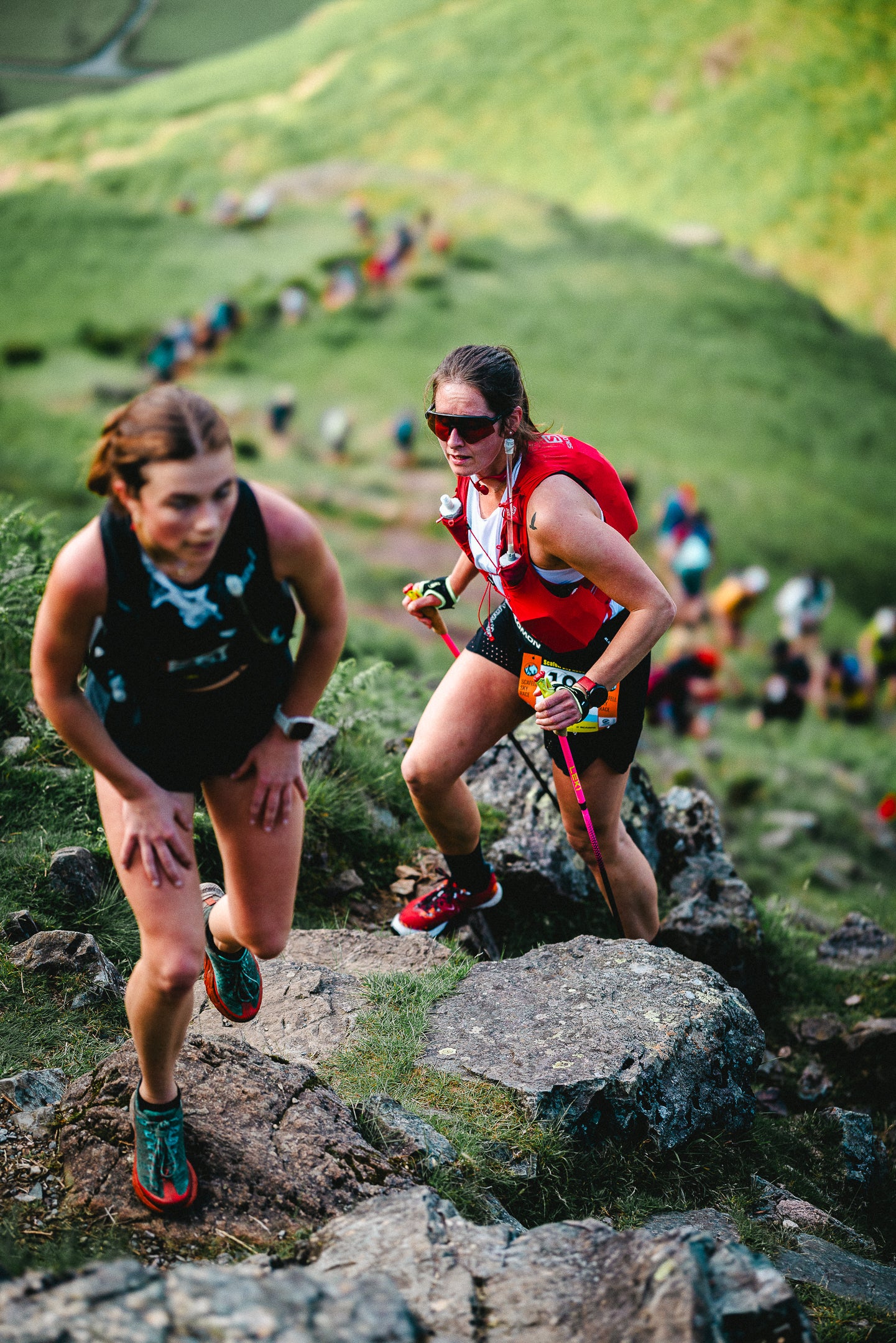 Running With Poles course with Mountain Run