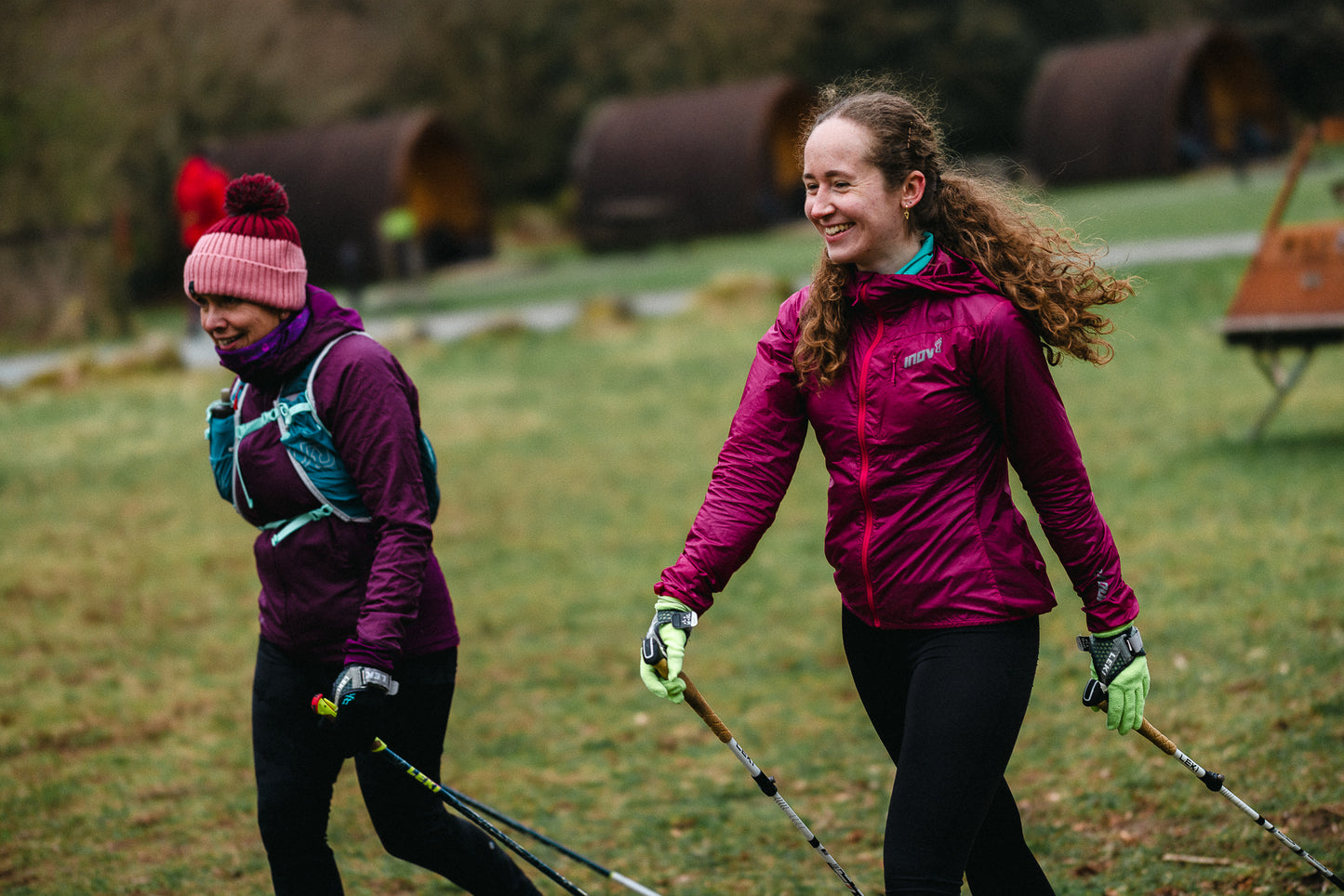 Running With Poles course with Mountain Run