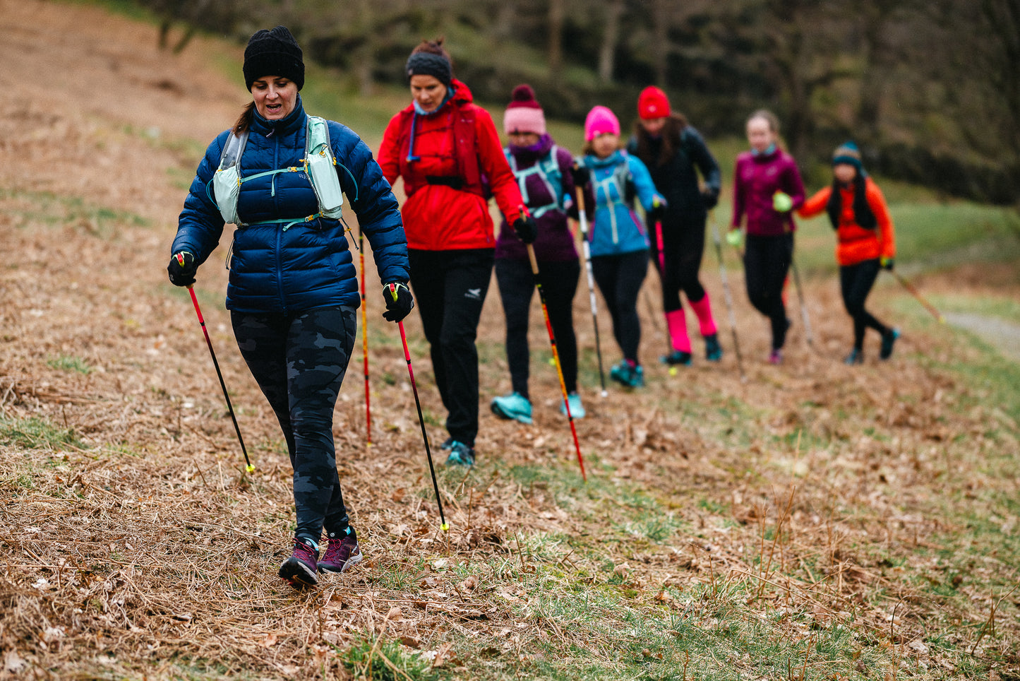 Running With Poles course with Mountain Run