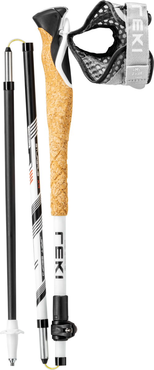 LEKI CROSS TRAIL FX SUPERLITE Adjustable- 110cm to 130cm