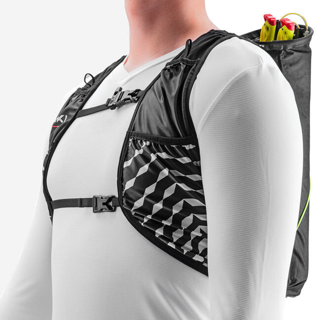 LEKI TRAIL RUNNING QUIVER VEST - LE35721241 - Black/White/Bright Red